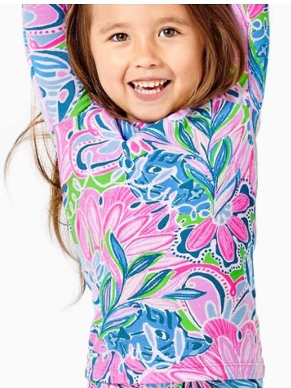 Lilly Pulitzer girls pajama long sleeve top